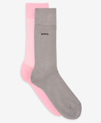Men's Striped Crew Socks, 2-Pack