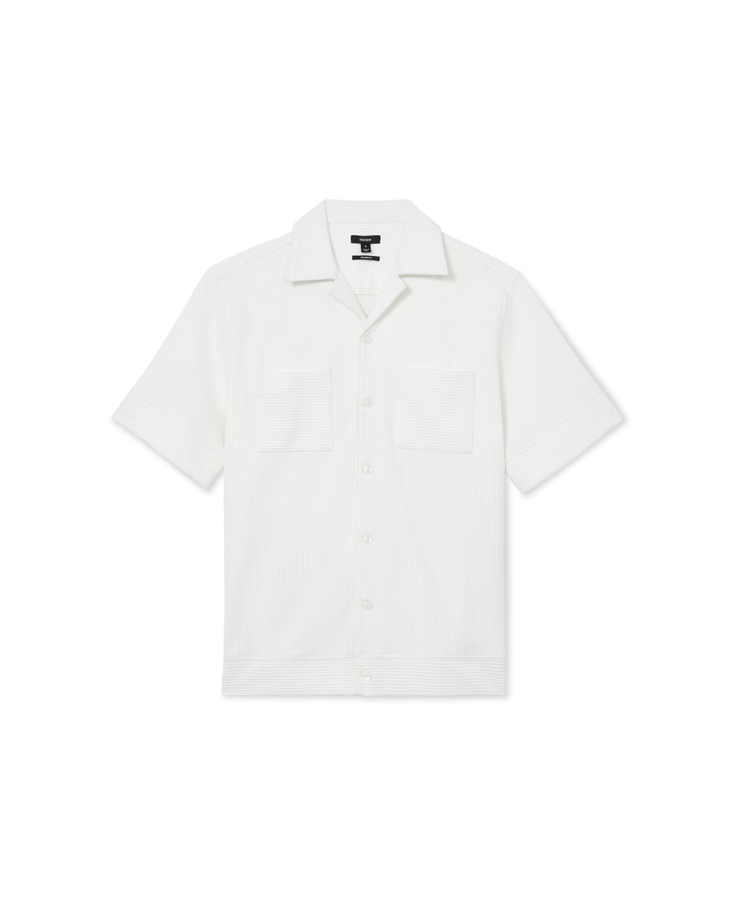 Men's Odessa Ribbed Cuban-Collar Shirt