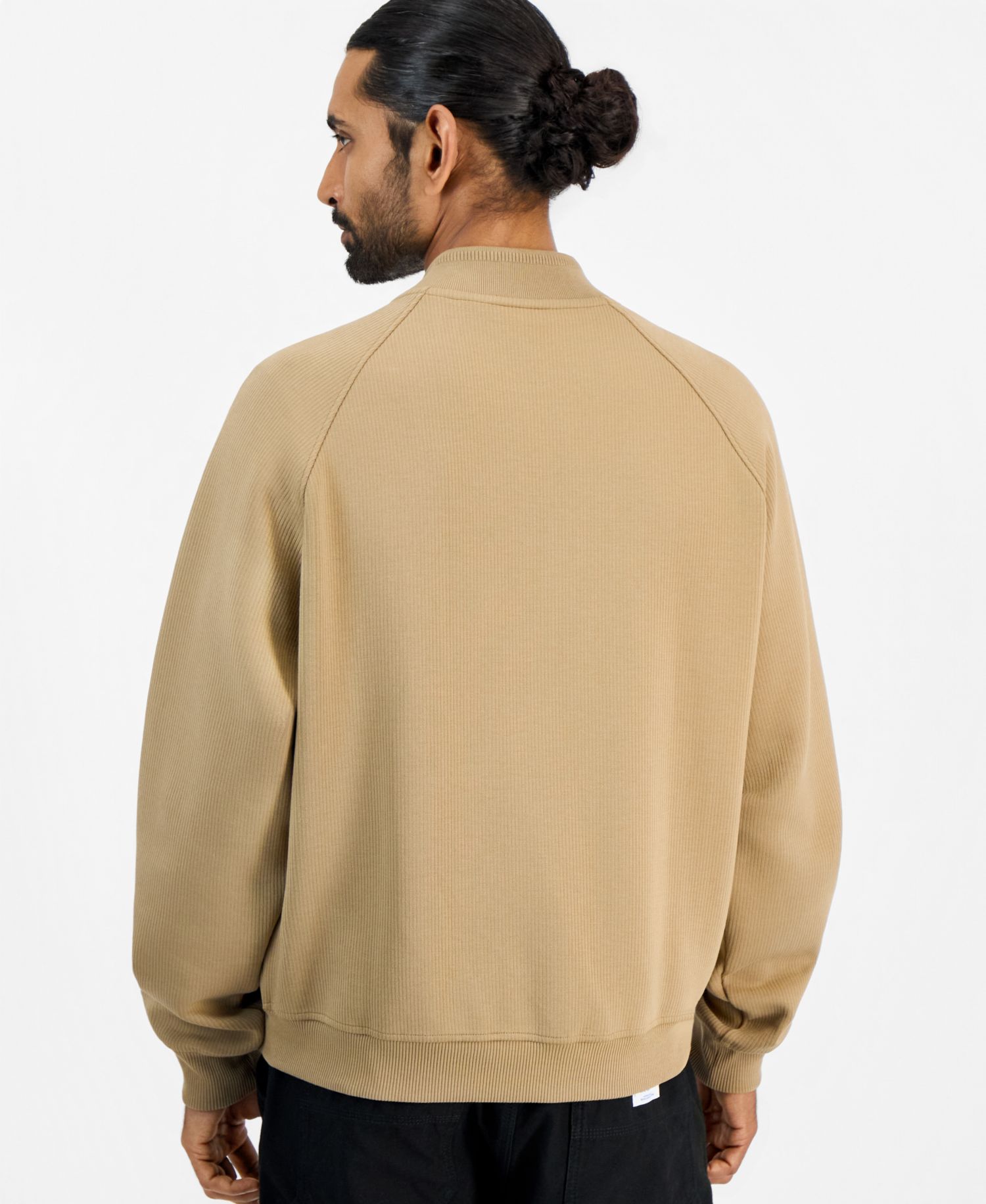 HUGO by Men's Dabin Regular-Fit Ribbed Bomber Jacket