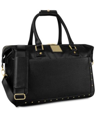 vince camuto black and gold luggage