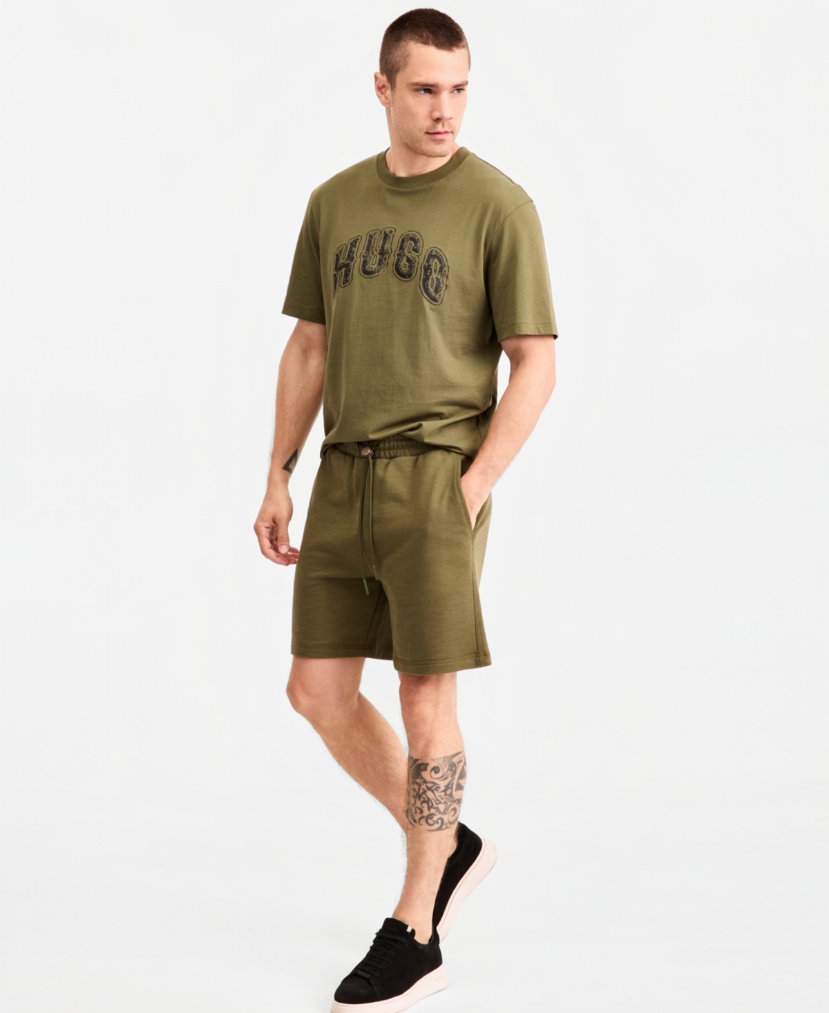 Hugo by Boss Men's Nuca Pull-On Drawstring Shorts, 7.2" Inseam