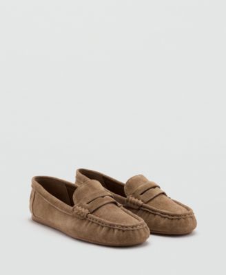 Women's Suede Penny Loafers