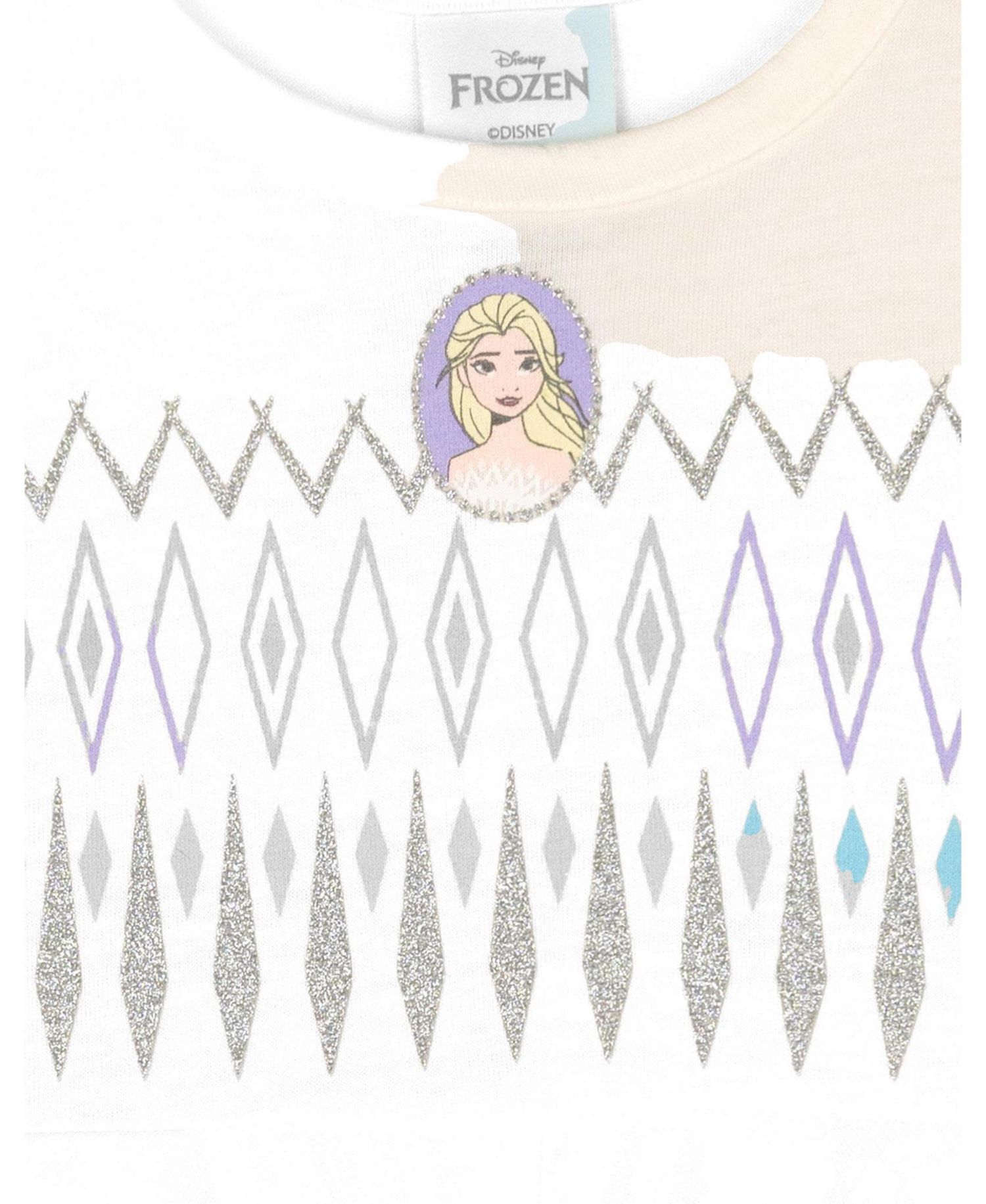 Queen Elsa Girls' Cosplay Short Sleeve Dress
