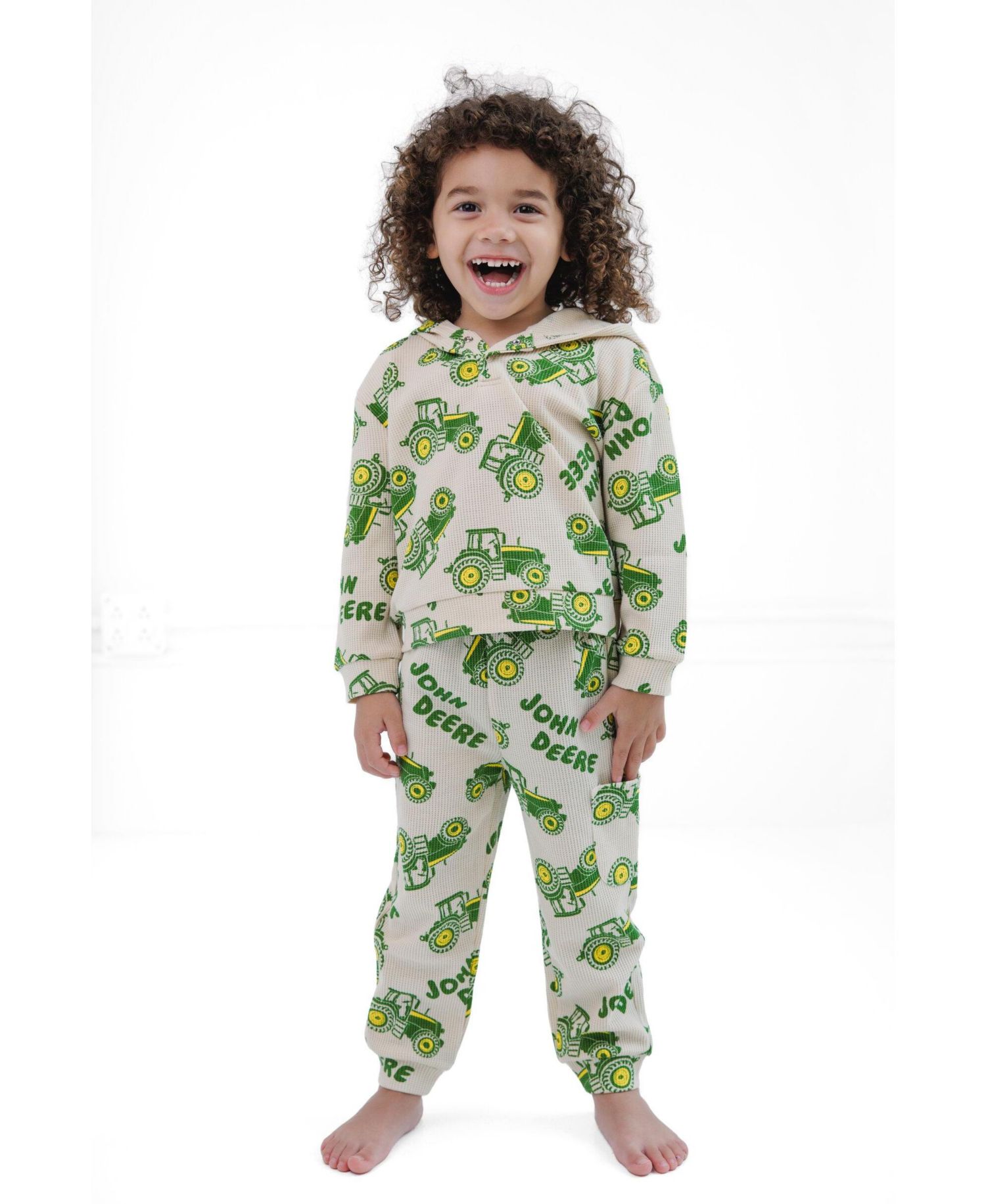 Baby Boys Hoodie and Thermal Pants Set