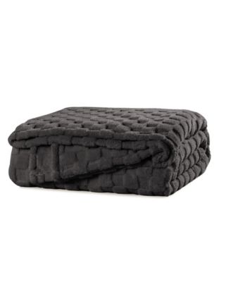 Jacquard Sherpa Soft Blanket, Twin
