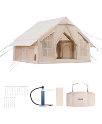 Inflatable Tent for Camping 4-6 Person Glamping Tent with Pump Easy Set up