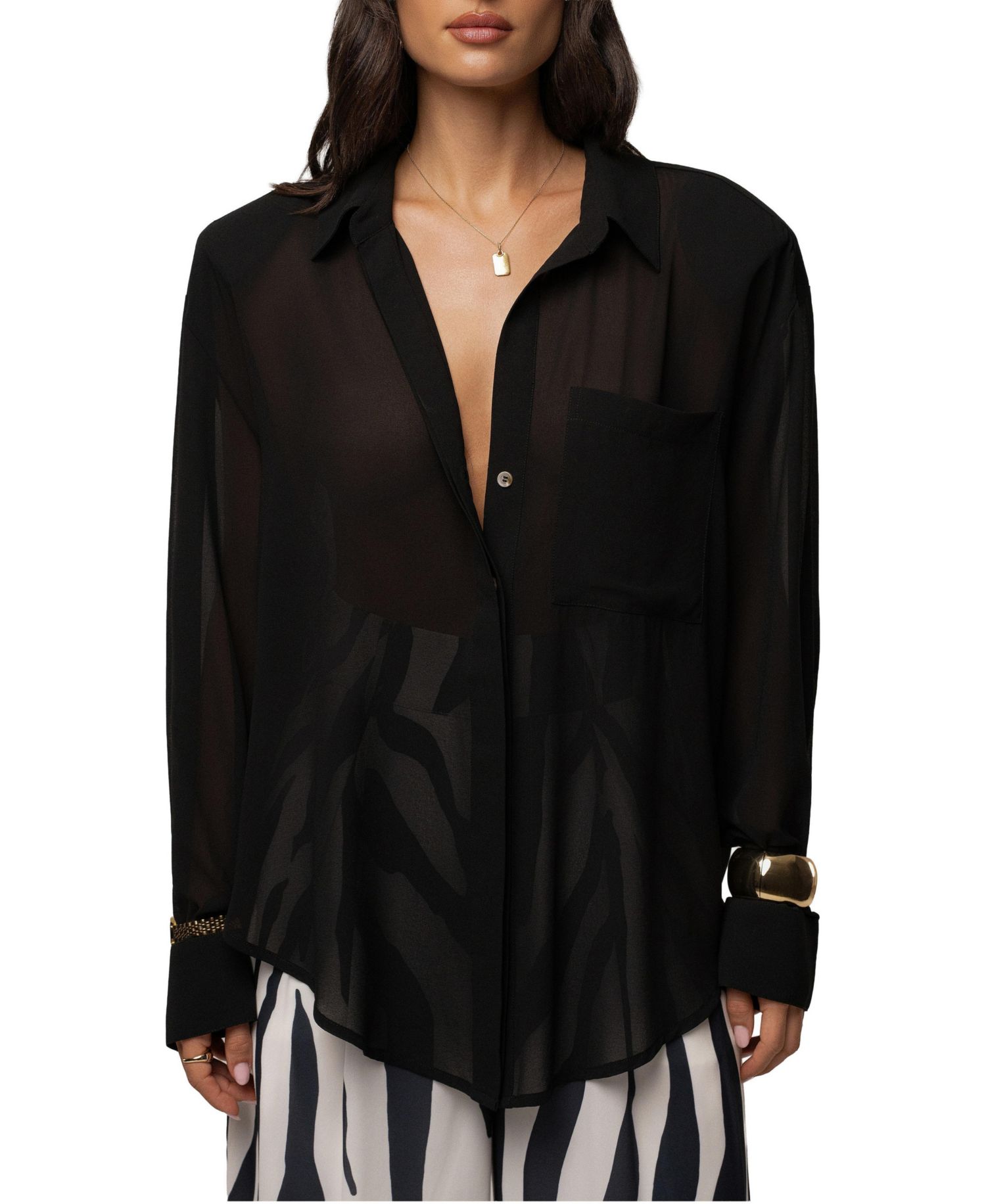 Women's Dusk Fierce Form Button-Down Shirt