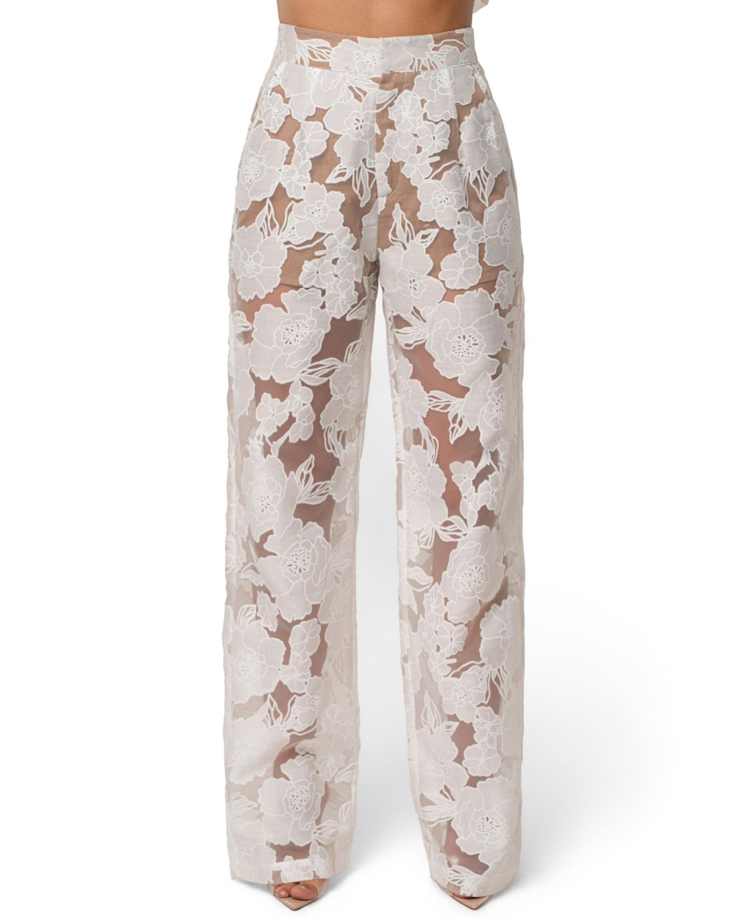 Women's Organza Floral Pant