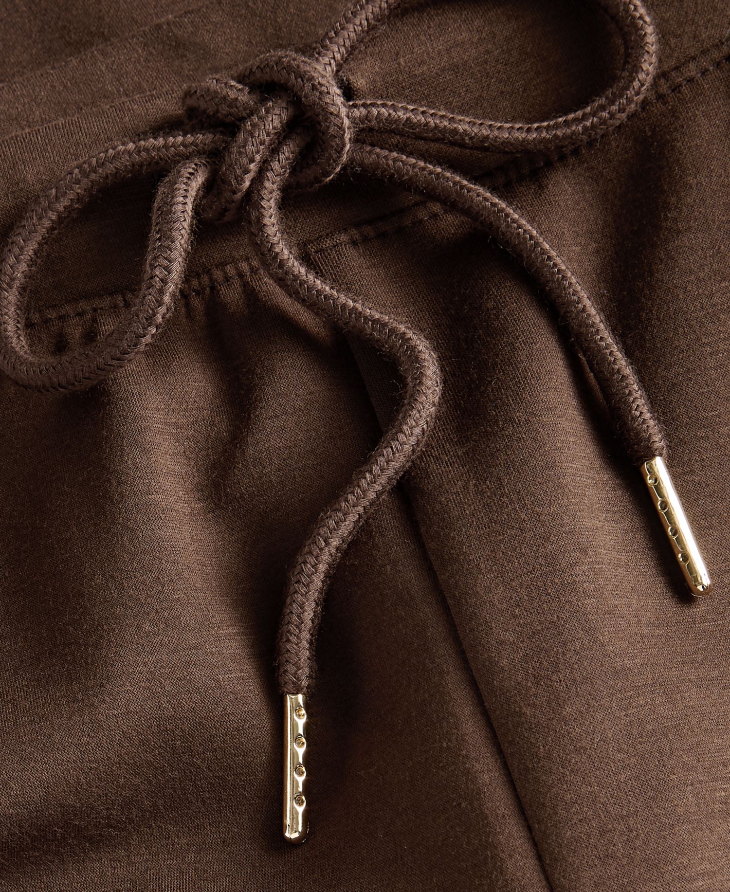 Petite High-Rise Drawstring Flare Sweatpants