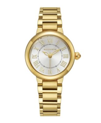 Women's Gold Classic White Face Watch