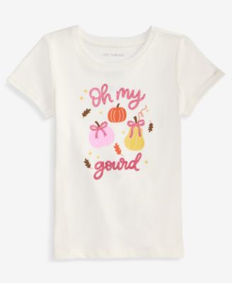 Toddler Girls' (12M-5T) Pumpkin Graphic T-Shirt