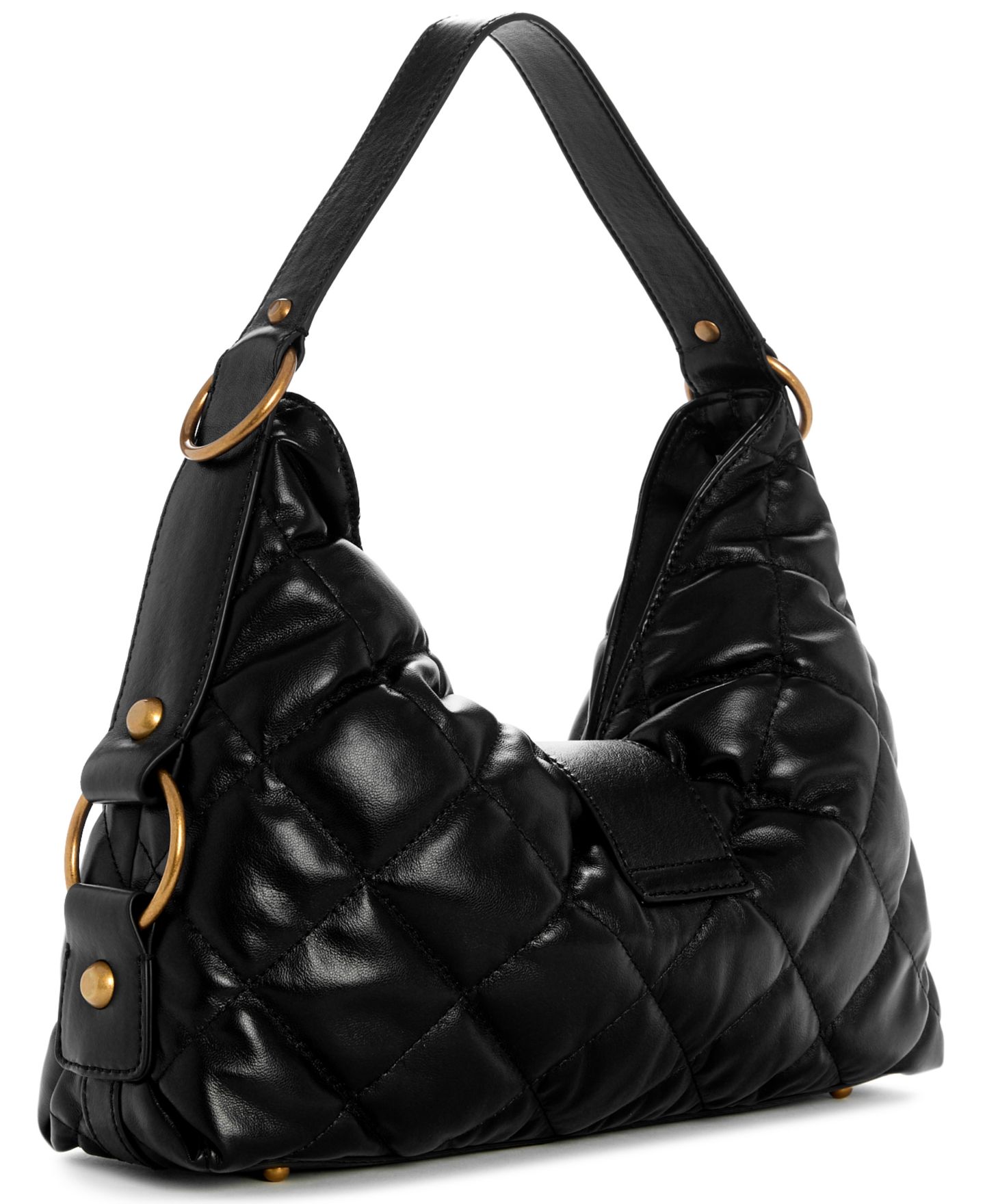 Женская сумка GUESS Camden Large Shoulder Handbag, цвет: Чёрный — фото 2