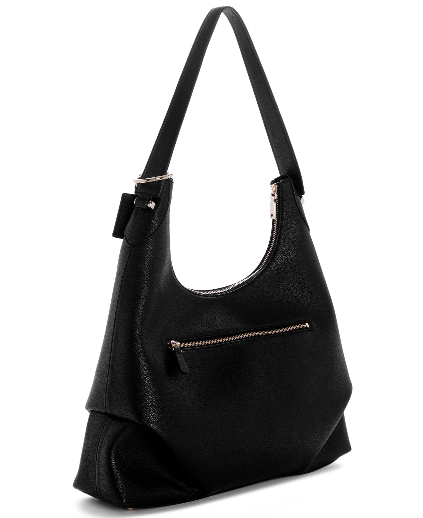 Женская сумка GUESS Suzy Extra-Large Hobo Handbag, цвет: Чёрный — фото 2