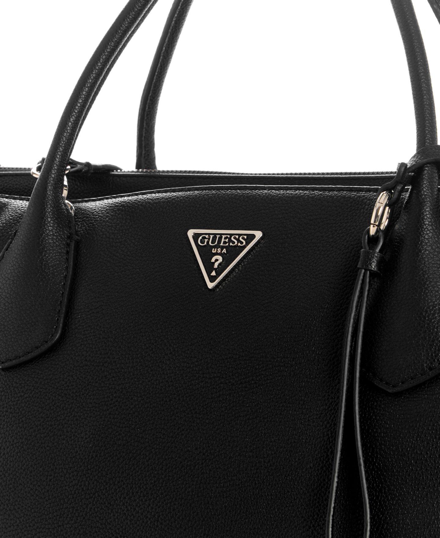 Женская сумка GUESS Marissa Tech Extra-Large Tote, цвет: Чёрный — фото 5