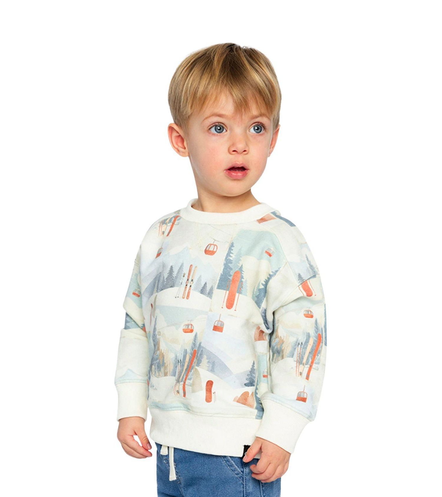 Little and Big Boy (6-8)Fleece Sweatshirt