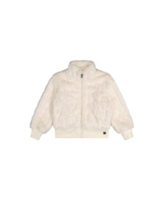 Toddler Girl (2-5) Faux Fur Jacquard Jacket