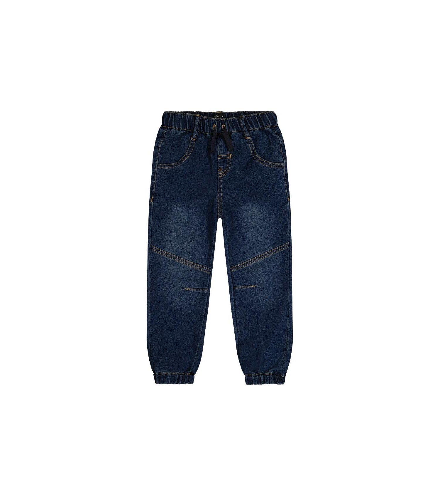 Little and Big Boy (6-12) French Terry Denim Jogger Pants