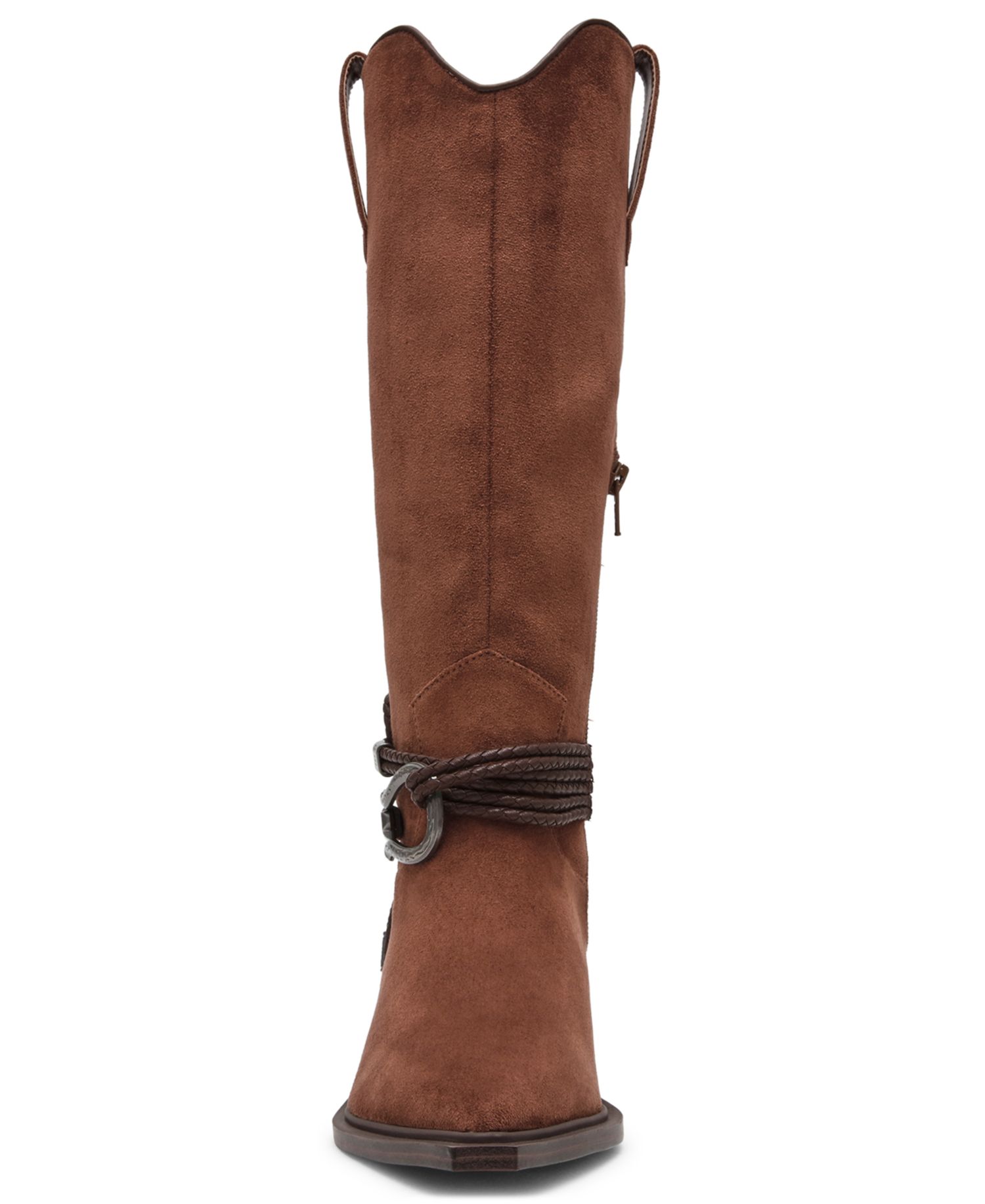 Women's Gennie Braided Buckle Western Tall Boots