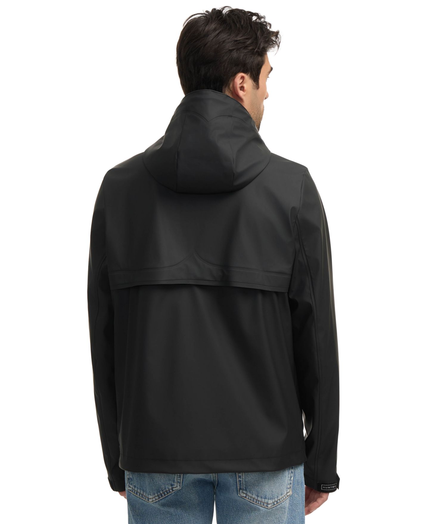 Мужская куртка Hunter Mill 2.0 Rubberized Water-Repellent Rain, цвет: Чёрный — фото 7