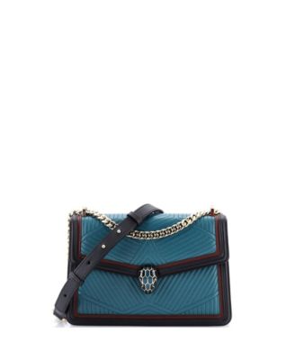 Small Serpenti Forever Shoulder Bag Quilted Leather