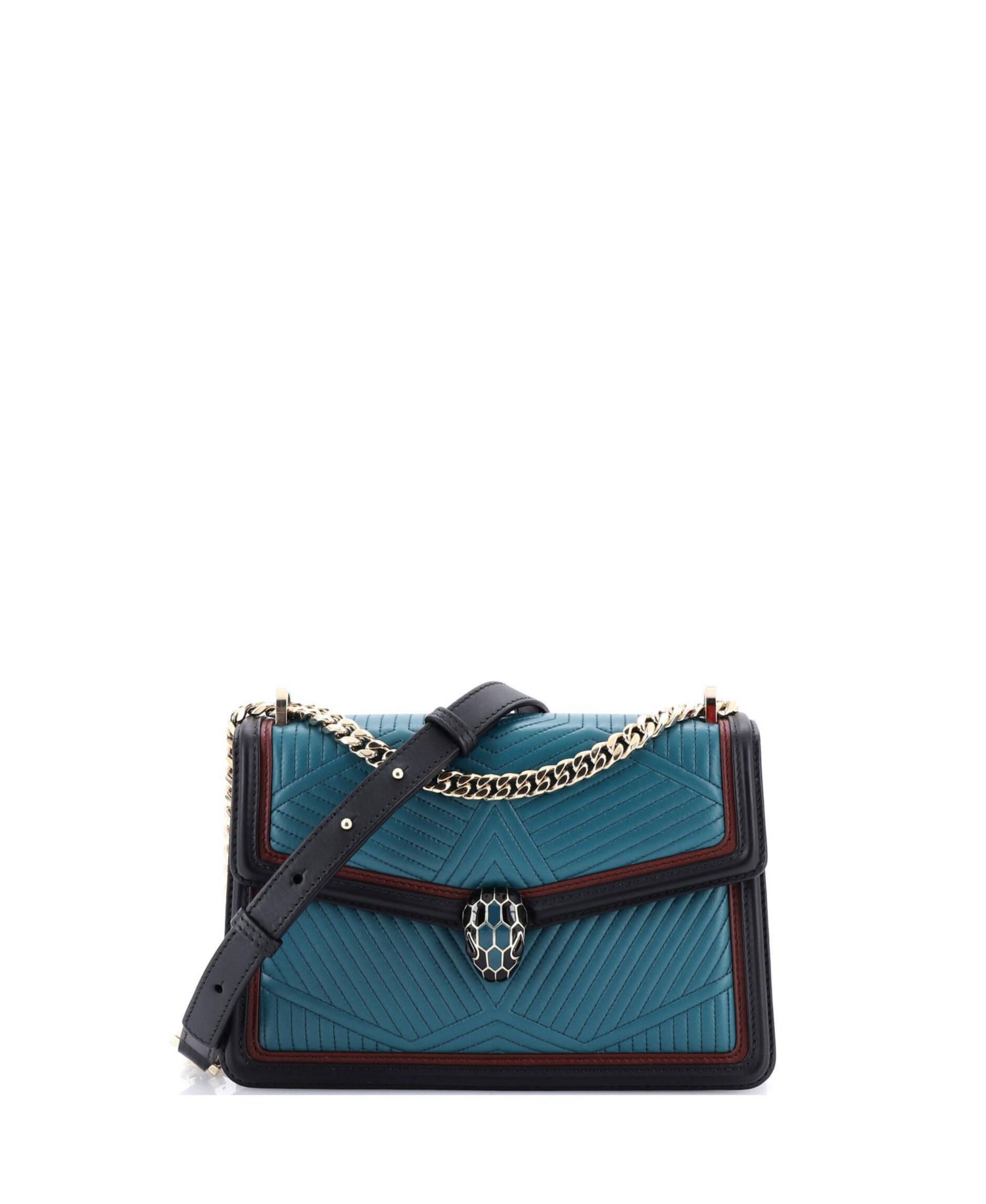 Small Serpenti Forever Shoulder Bag Quilted Leather