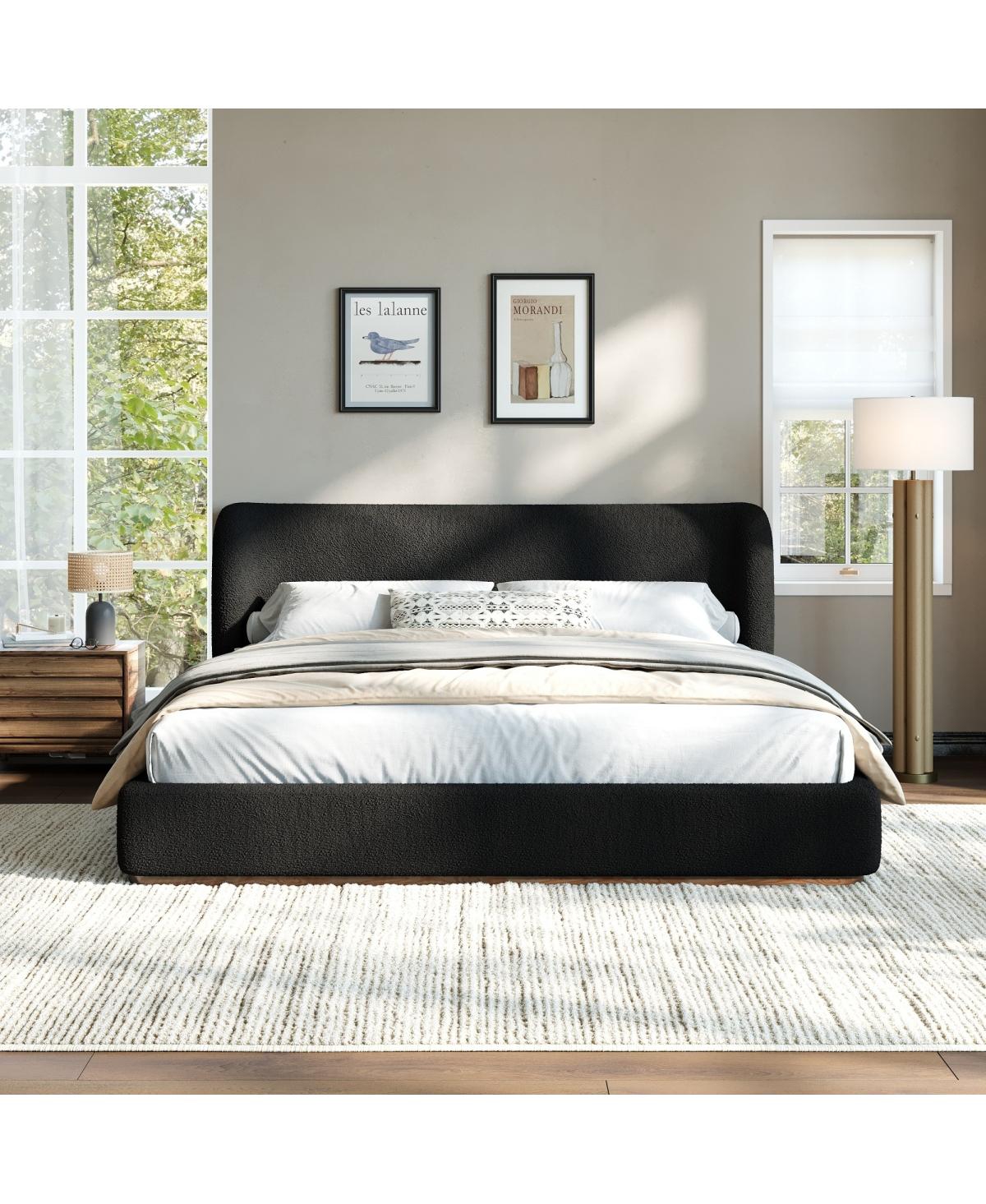 Streamdale Furniture Low-Profile Upholstered Platform Bed