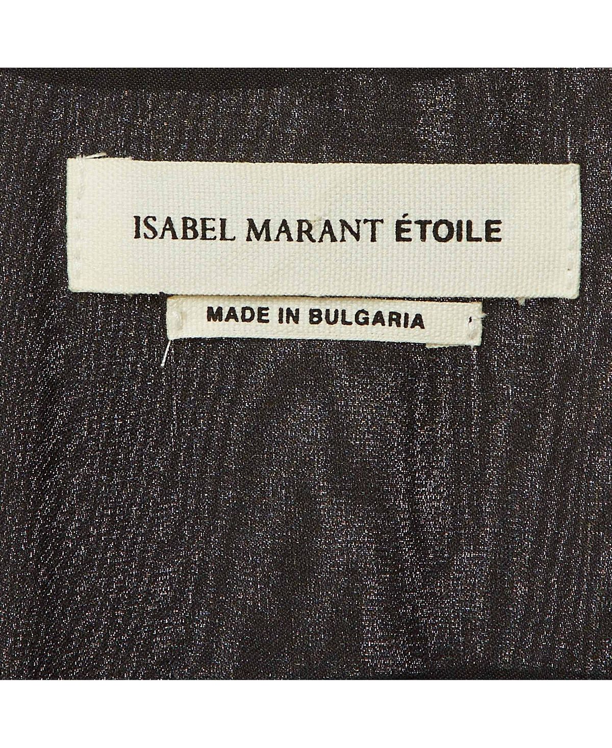 Pre-Owned Isabel Marant Women's Etoile Crepe Wrap Around Midi Dress view 3 — MAYCSS fashion products