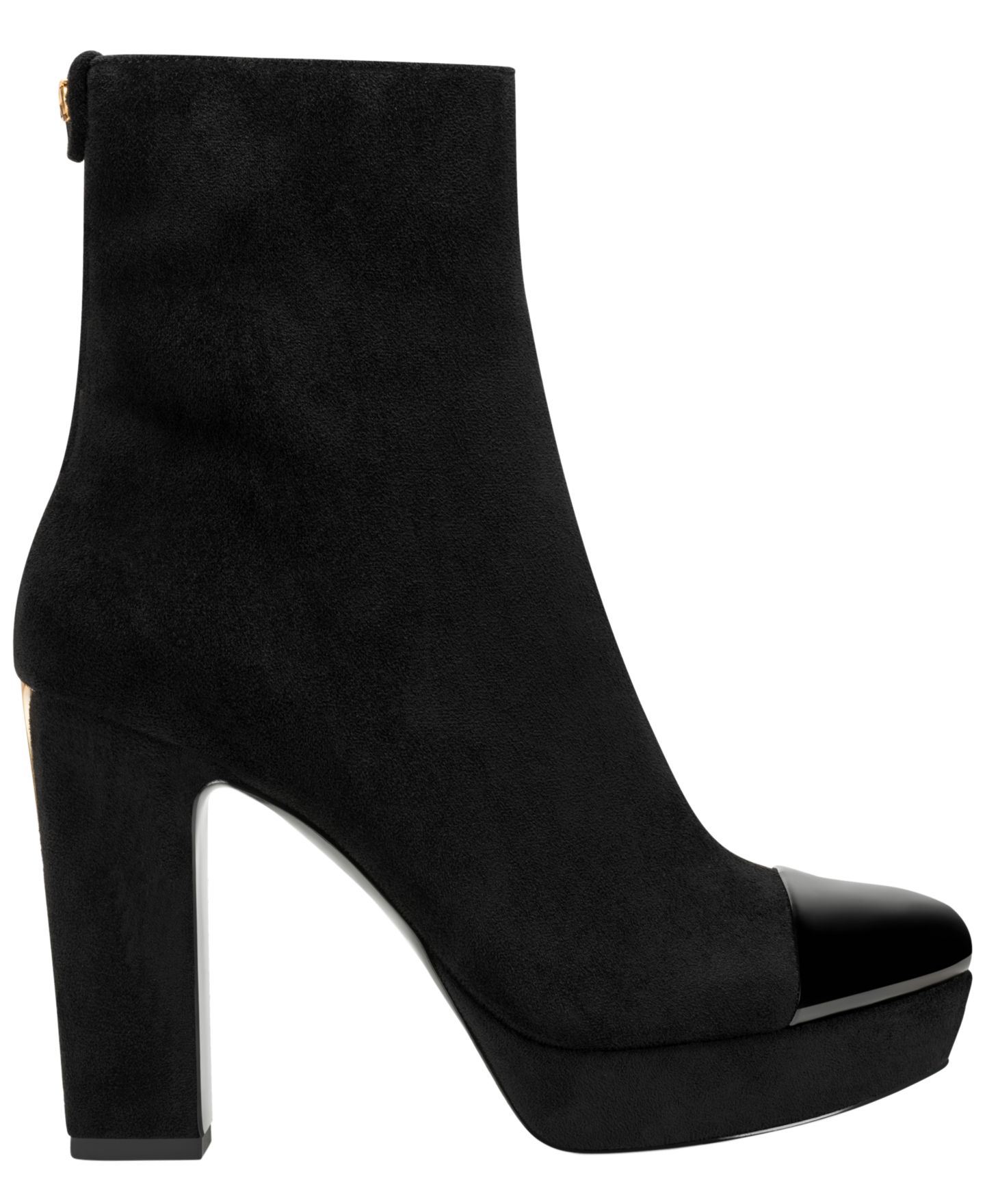 Женские ботинки Donna Karan New York Sullivan Platform Booties, цвет: Чёрный — фото 2