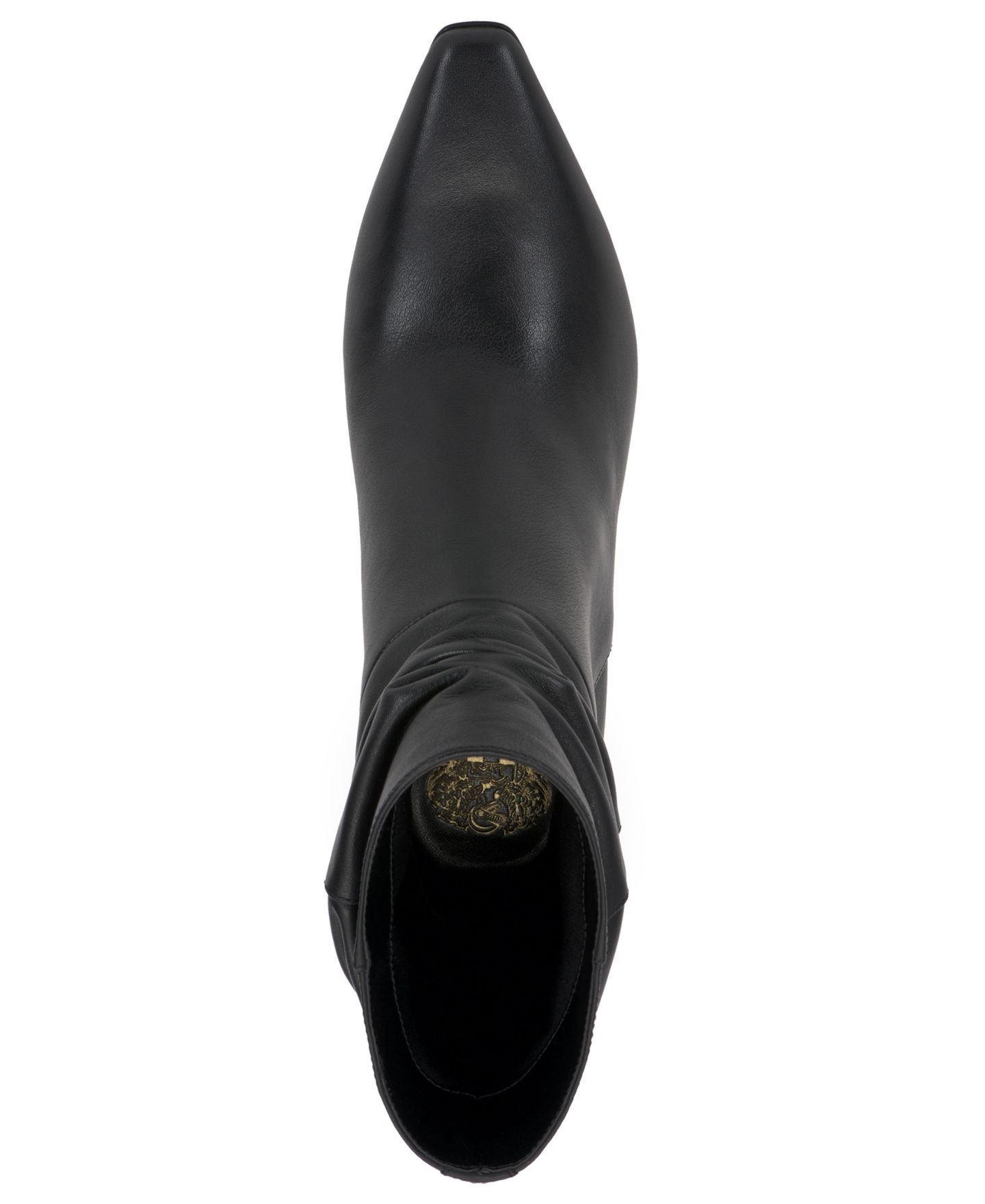 Женские ботинки Vince Camuto Grenna Slouch Dress Booties, цвет: Чёрный кожаный — фото 4