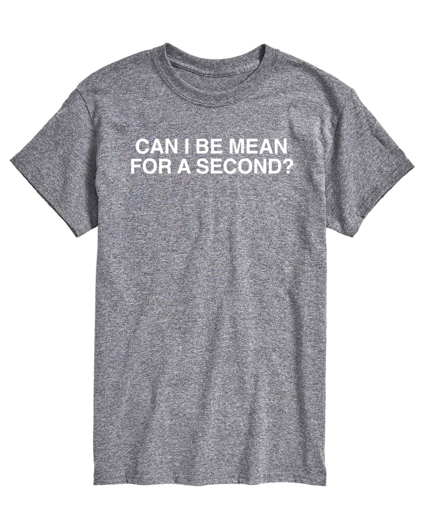 Мужская футболка AIRWAVES Can Be Mean For Second Short-Sleeve Graphic, цвет: Меланжевый — фото 1