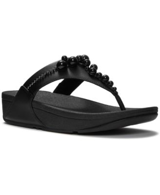 Women's Lulu Beaded Toe Post Slip-On Sandals