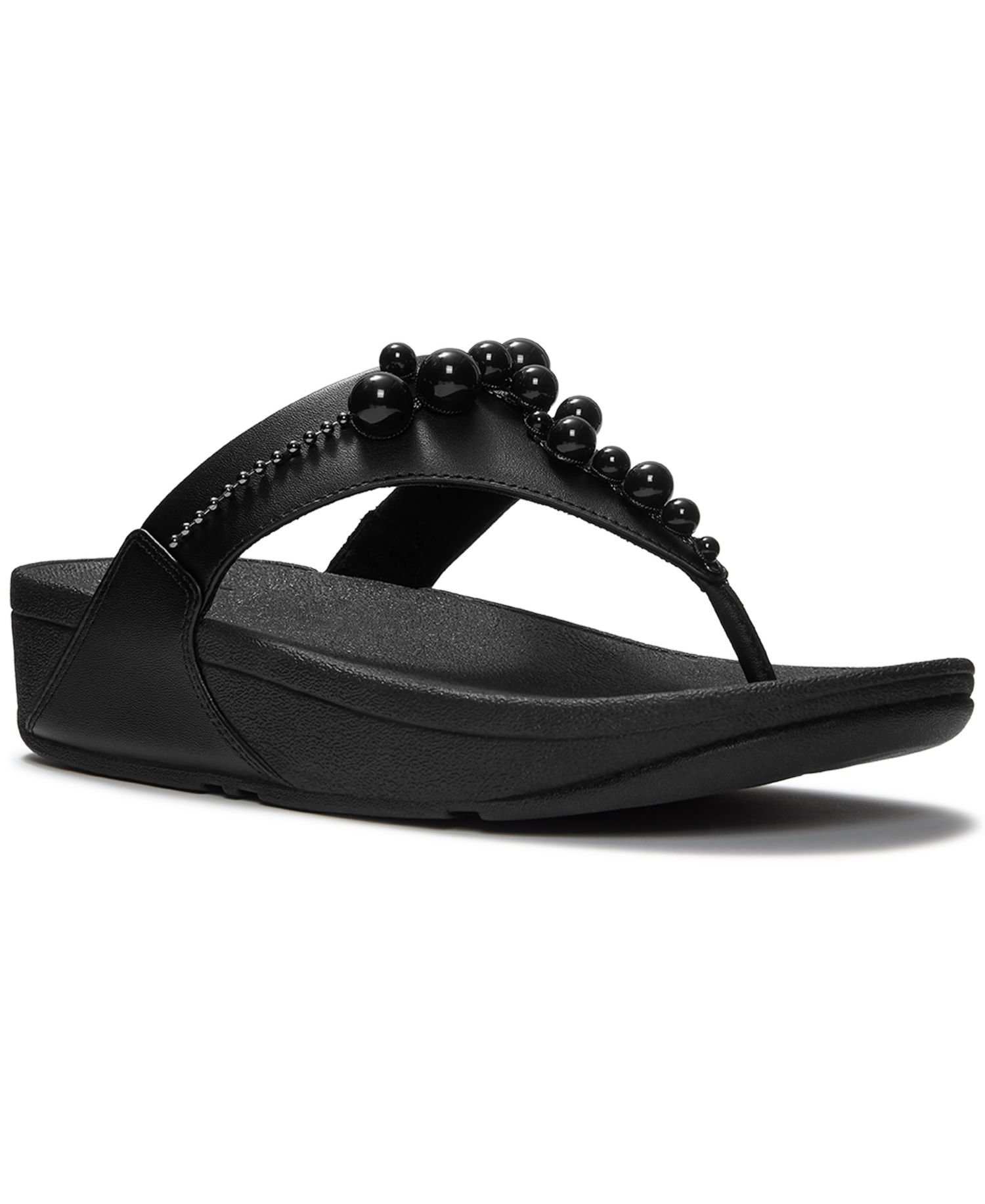 Women's Lulu Beaded Toe Post Slip-On Sandals