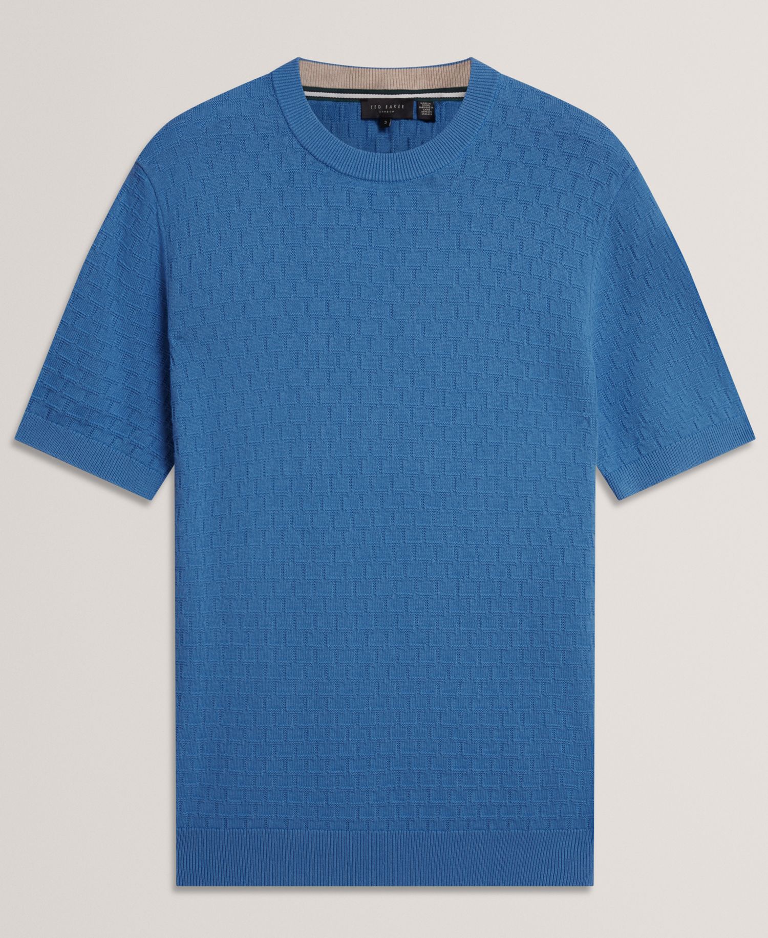 Men's Baker Ingvi Weaves Textured Crewneck T-Shirt