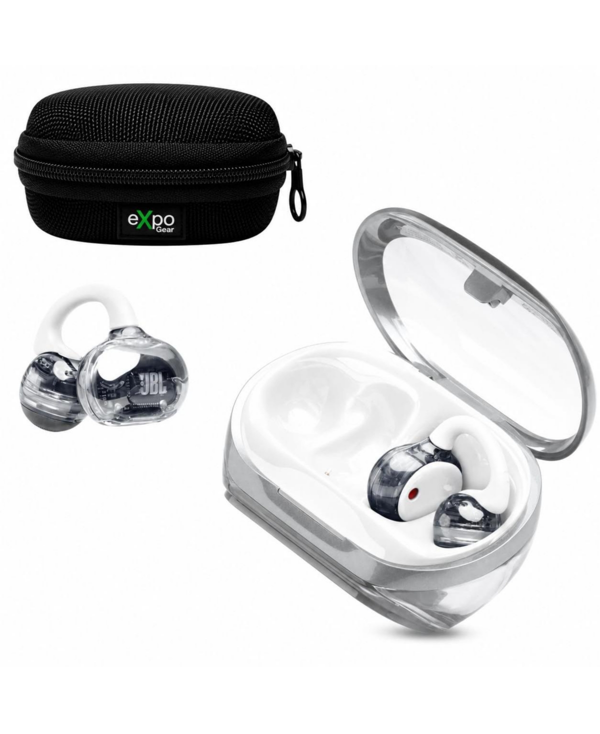 Jbl Soundgear Clips Open-Ear Wireless Headphones with Case