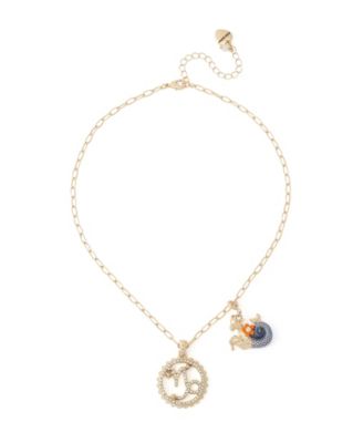 Faux-Stone Capricorn Celestial Pendant Necklace Charm Zodiac Set