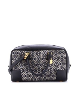 28 Amazona Bag Leather and Jacquard Canvas