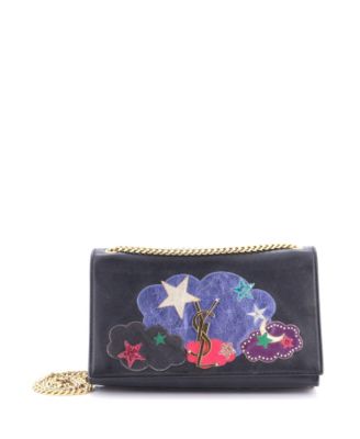 Medium Classic Monogram Crossbody Bag Patchwork Leather