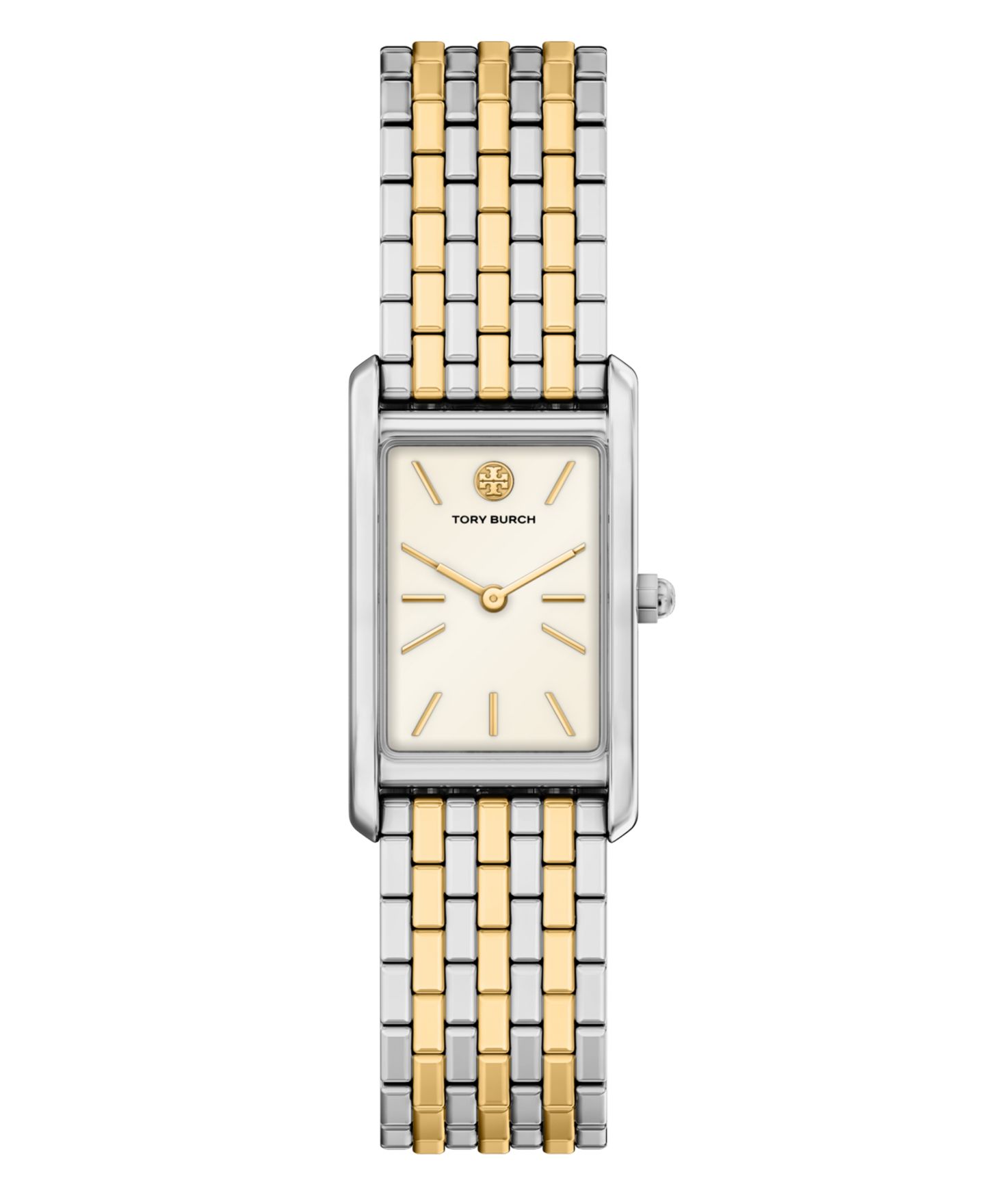 Женские часы Tory Burch Slim Eleanor с браслетом, двухцветные, 20 мм — фото 1