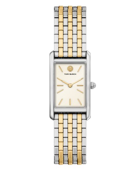 Женские часы Tory Burch Slim Eleanor с браслетом, двухцветные, 20 мм