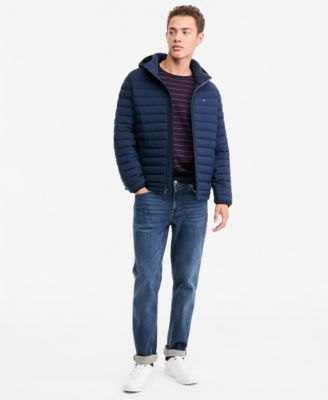 Men's Stretch Hooded Packable Jacket