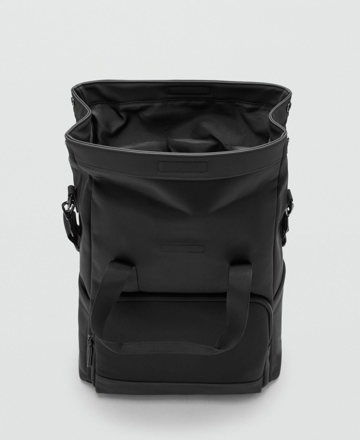 Рюкзак MANGO Black Multi-Purpose, цвет: Чёрный — фото 6