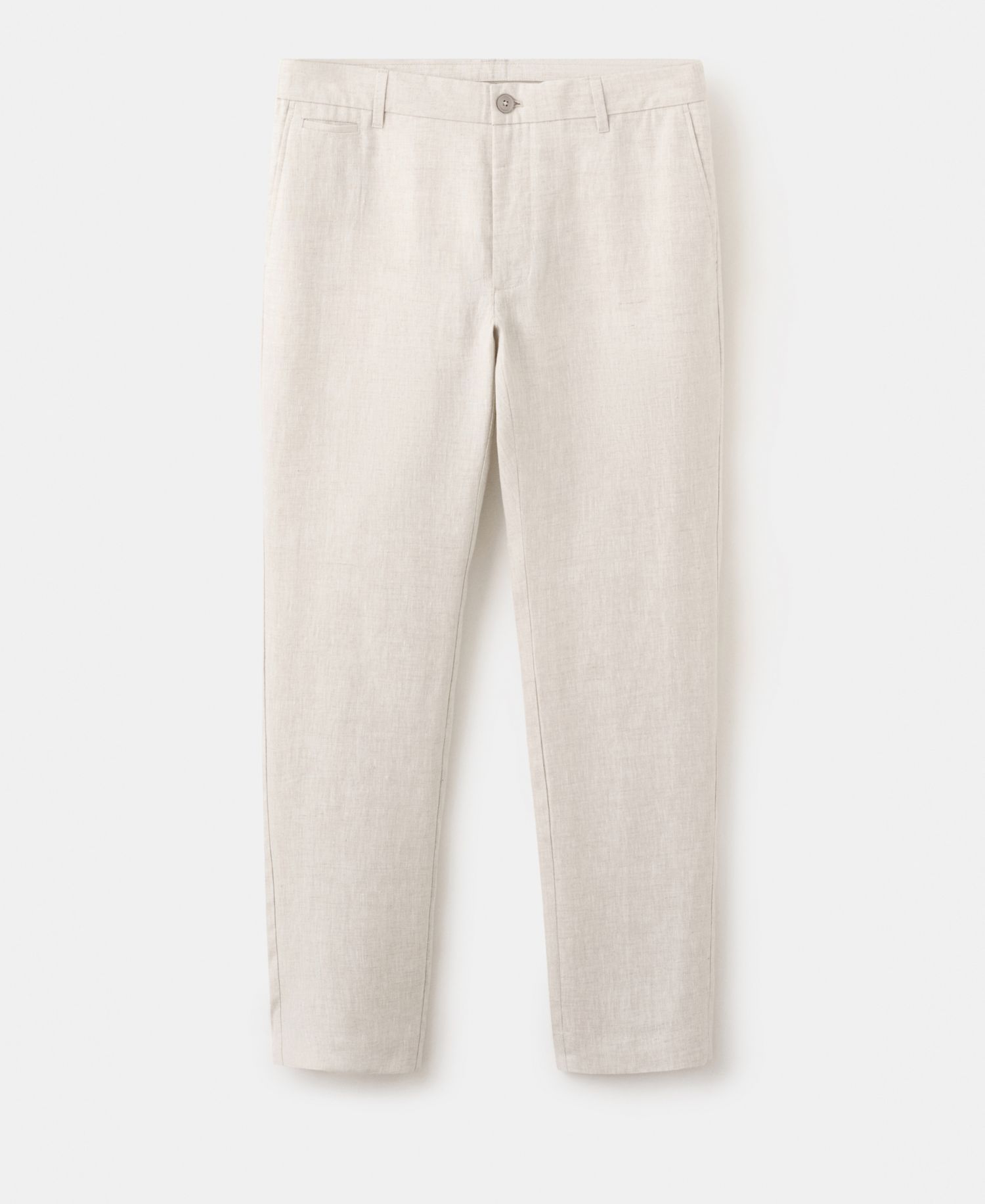 Men's Slim-Fit Linen Pants