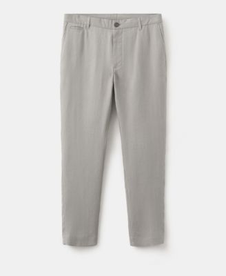 Men's Slim-Fit Linen Pants