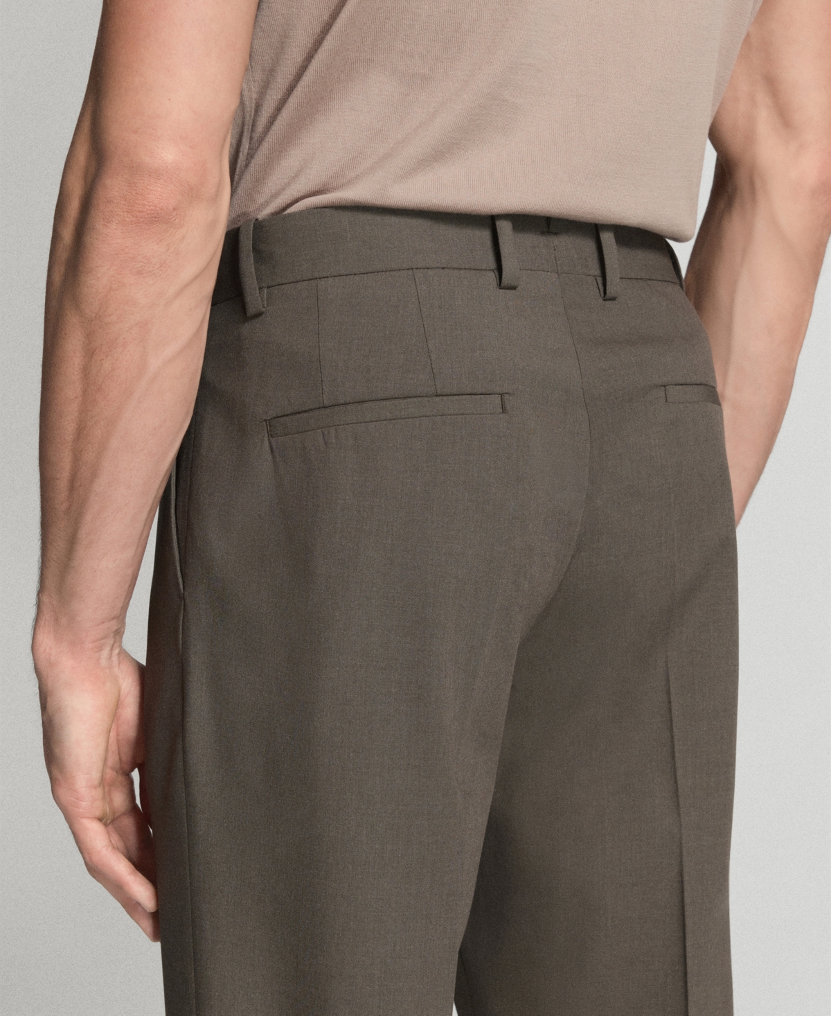 Mango Men's Boston Regular-Fit Suit Pants