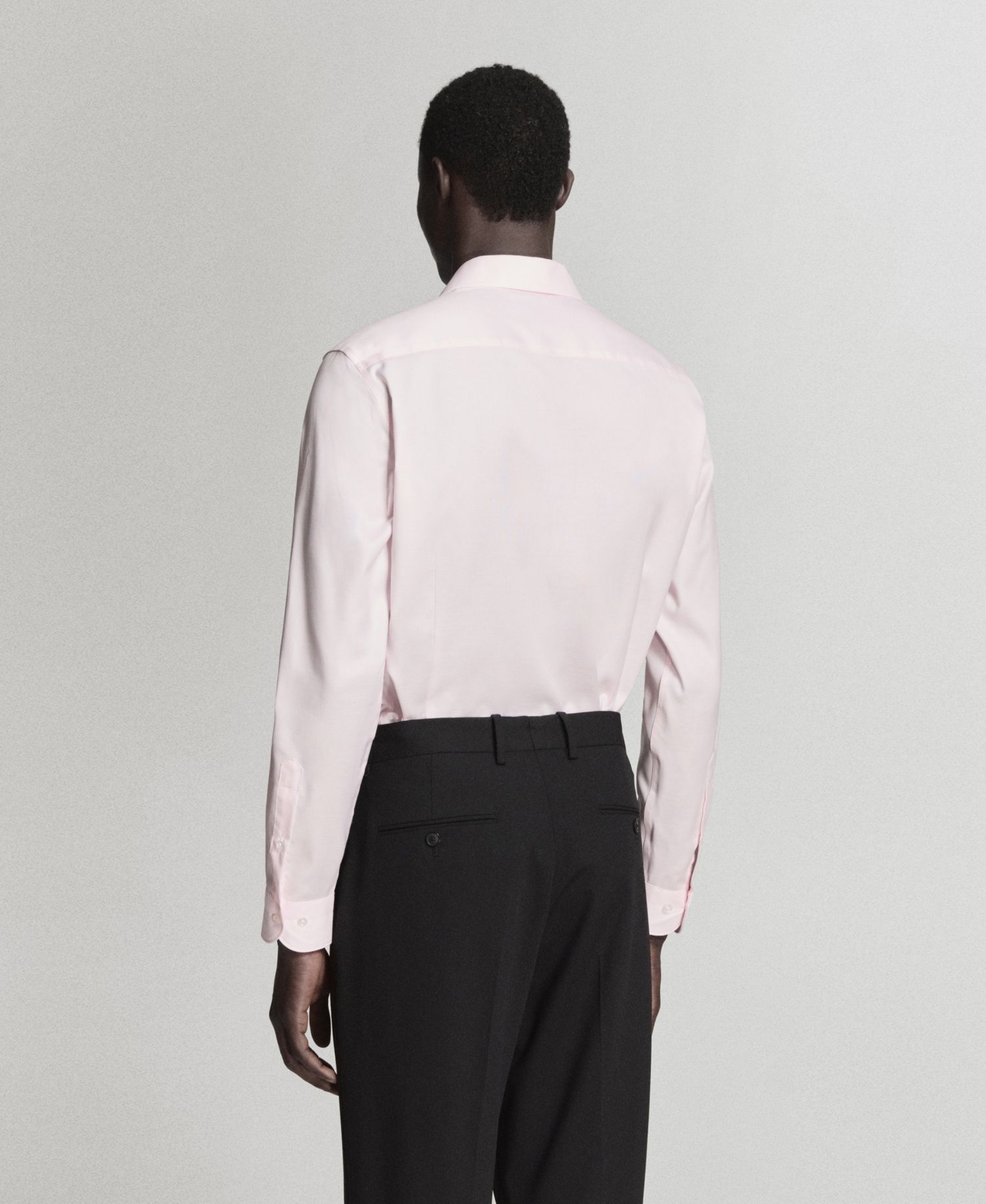 Men's Cotton Slim-Fit Suit Shirt
