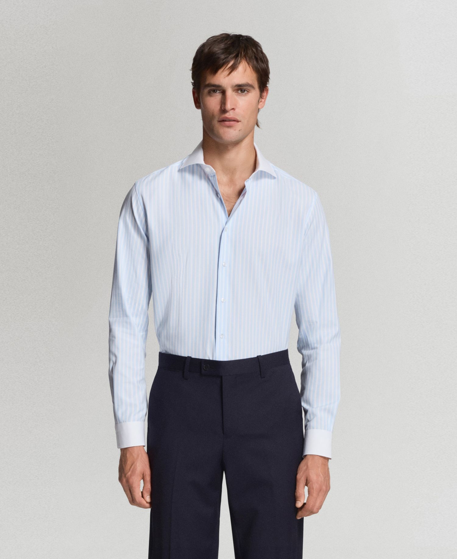 Men's Cotton Striped Shirt