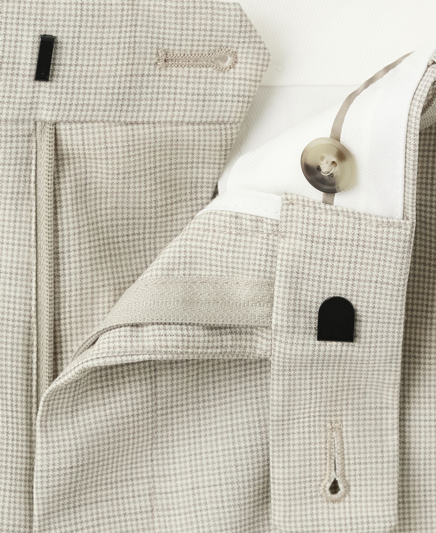 Мужские брюки MANGO Turin Wool Suit, цвет: Бежевый — фото 6