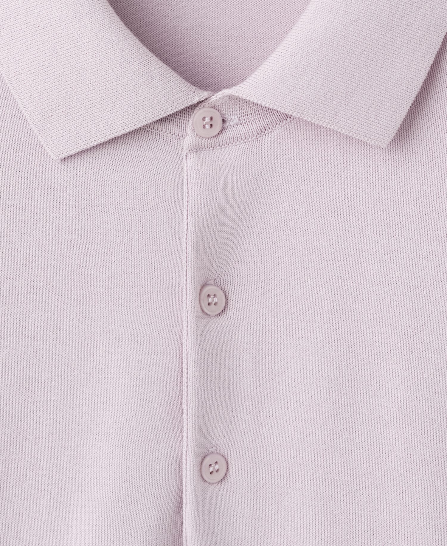 Men's Cotton Fine-Knit Polo Shirt