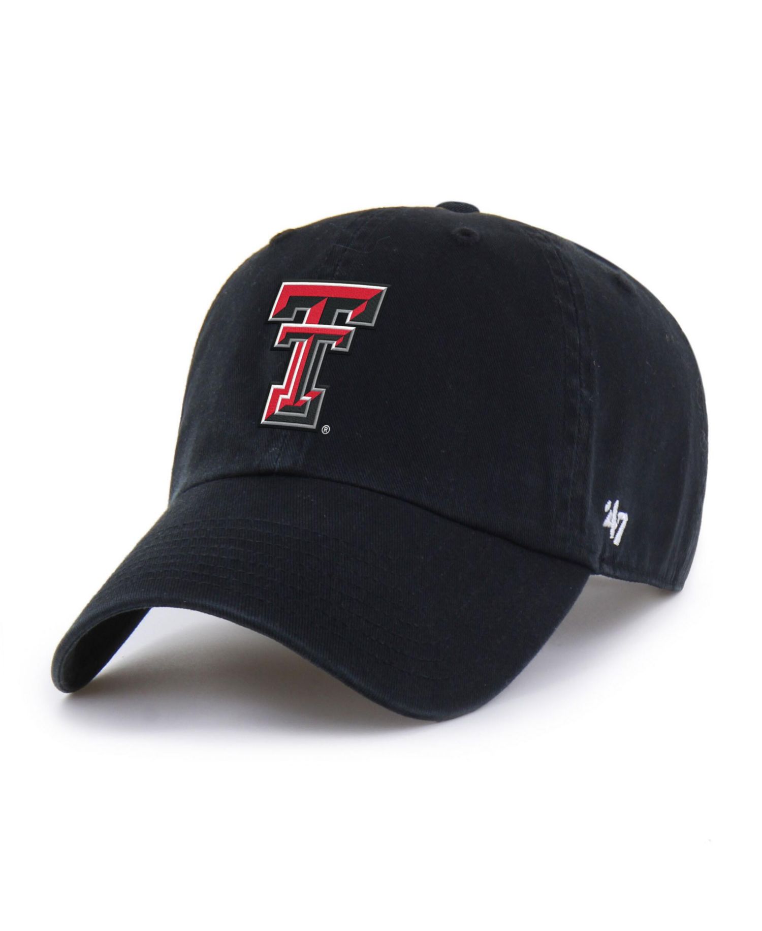 Men's Black Texas Tech Red Raiders Americana Heritage Clean Up Adjustable Hat