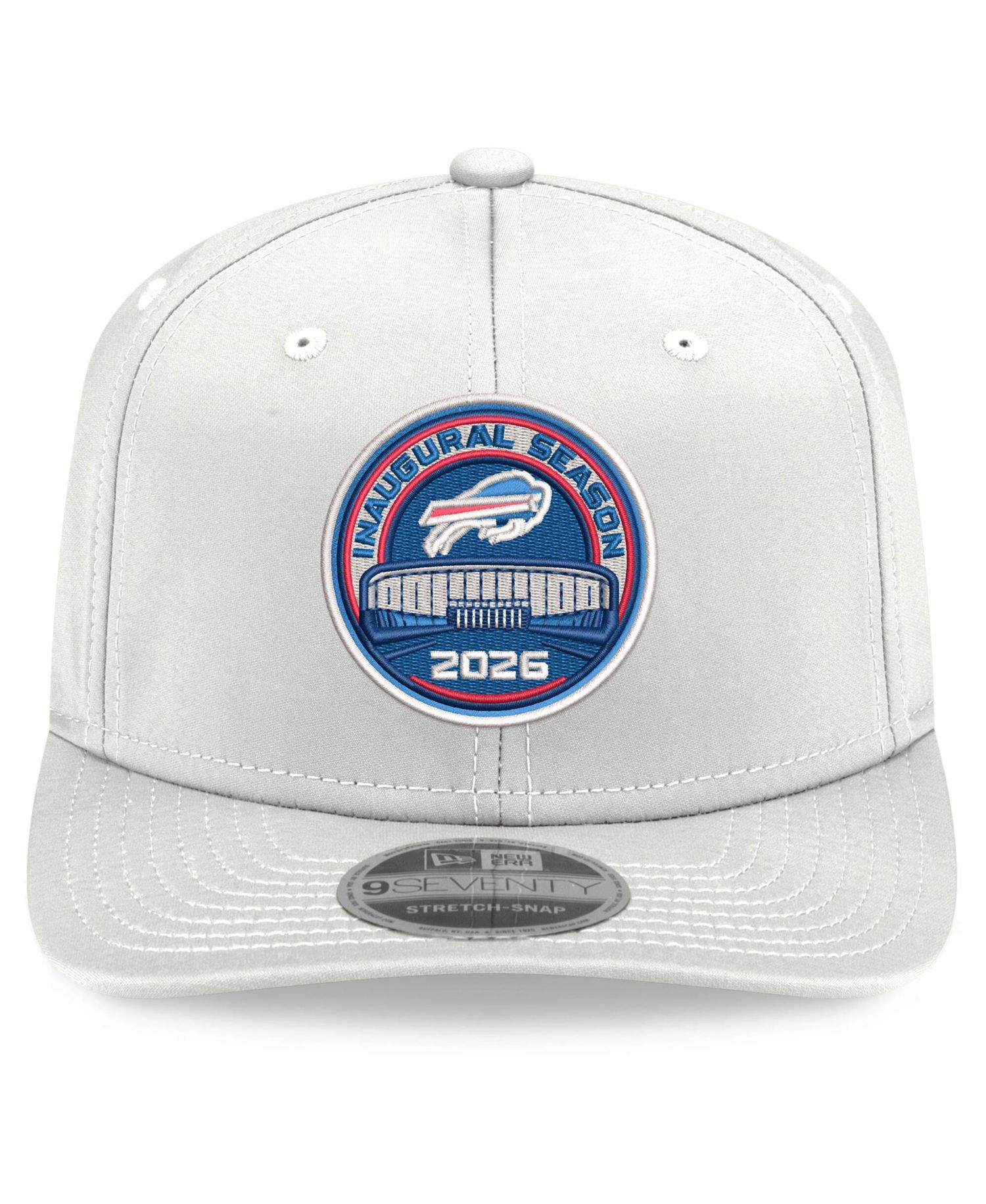 Men's White Buffalo Bills Highmark Stadium Inaugural Season 9SEVENTY Adjustable Hat